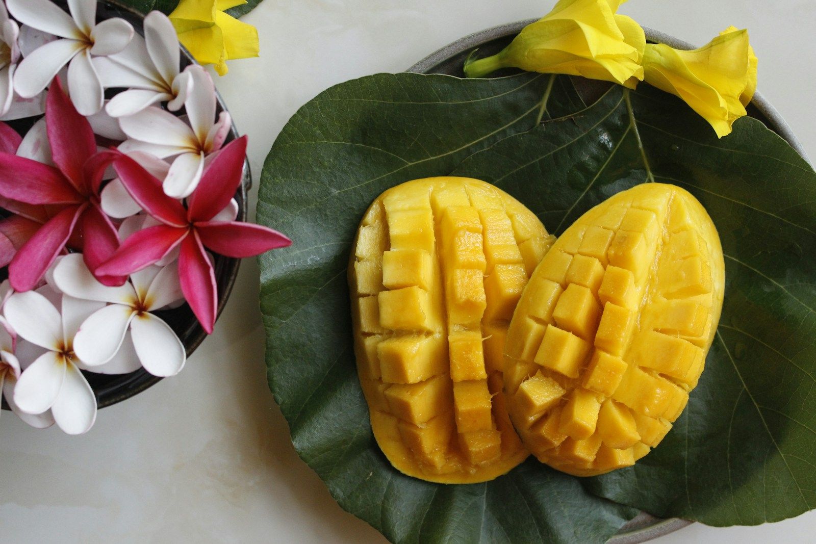 Cut Alphonso mango